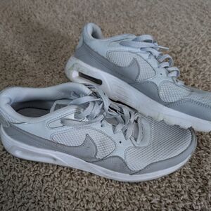Nike Gray and White Athletic Shoes